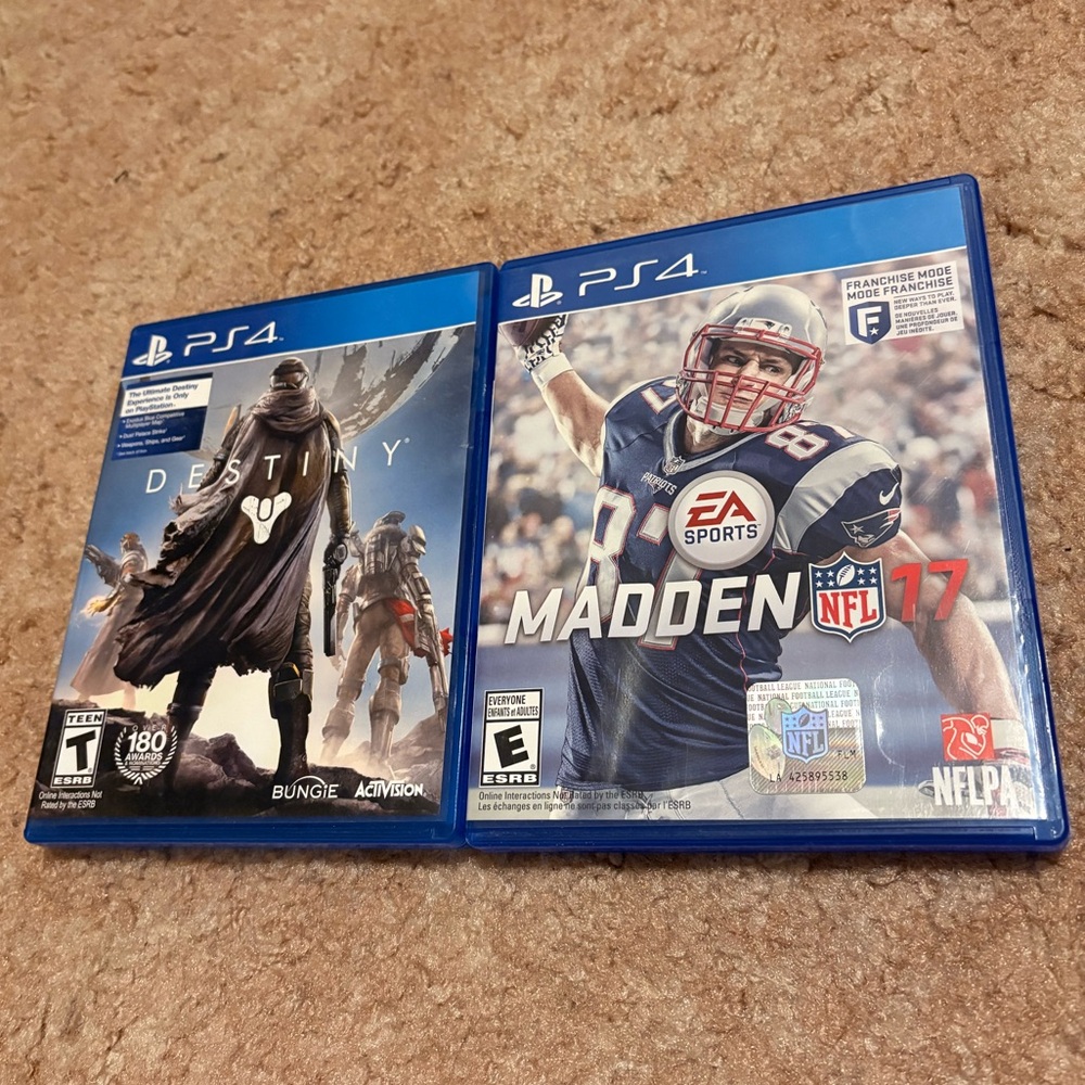 PS4 Game Lot - Madden 17 + Destiny